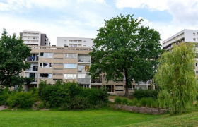 Le quartier du Blosne, au sud de Rennes, est l'un des plus verts de Rennes.