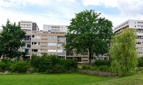 Le quartier du Blosne, au sud de Rennes, est l'un des plus verts de Rennes.