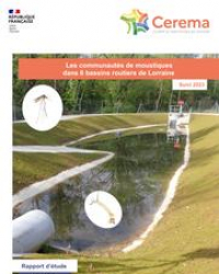 Les communautés de moustiques dans 6 bassins routiers de Lorraine